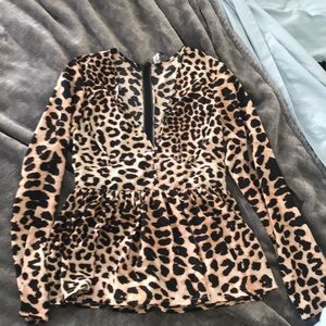 Nasty Gal Leopard print top